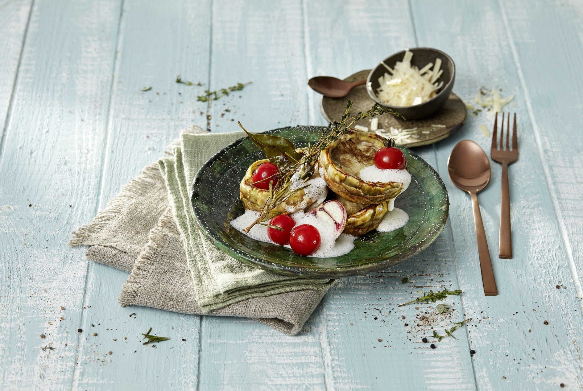 Artischocken mit Parmesanschaum Superfood entdecken Artischocken mit Parmesanschaum Superfood entdecken