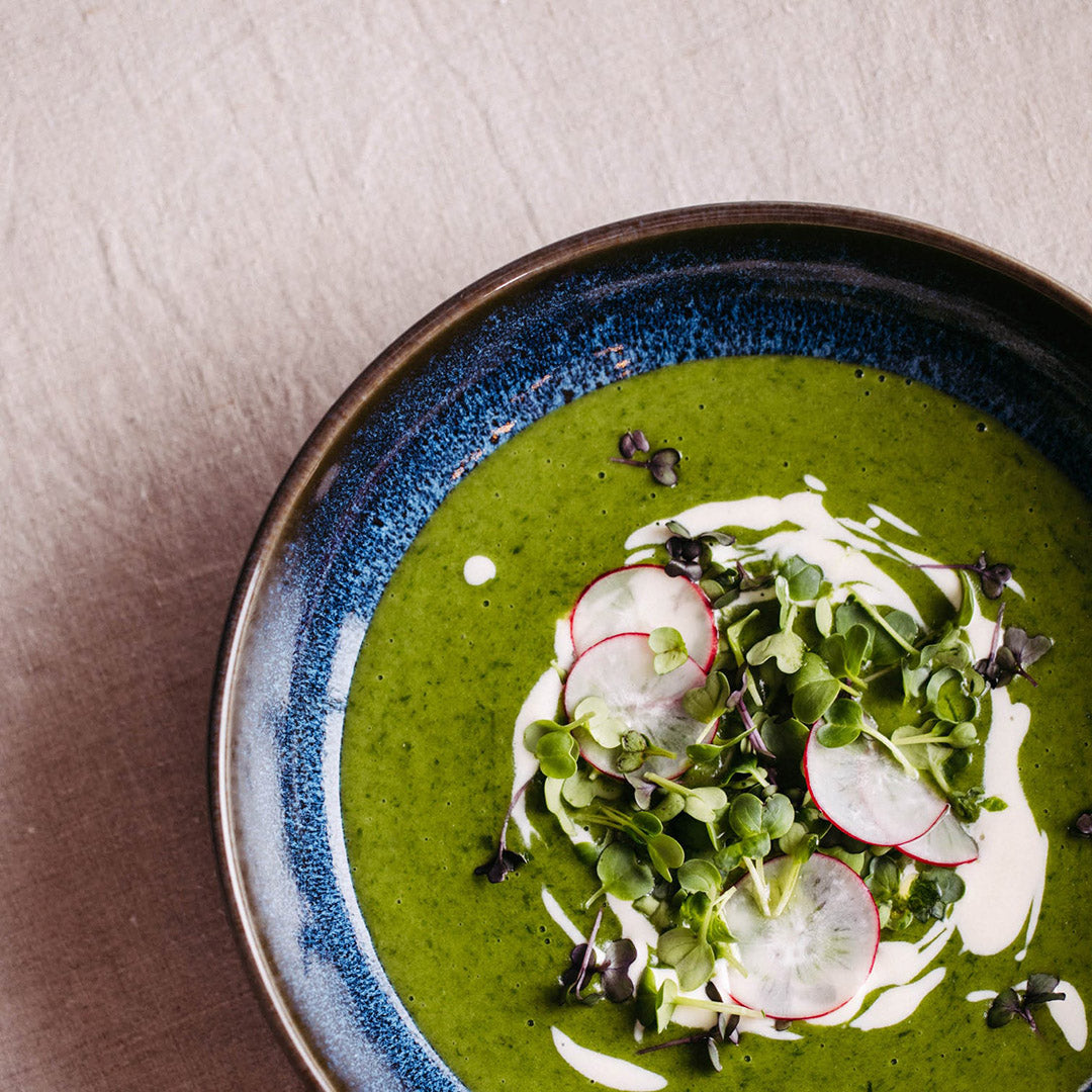 Leckere Bärlauch-Creme-Suppe selbst gemacht & gesund Leckere Bärlauch-Creme-Suppe selbst gemacht & gesund